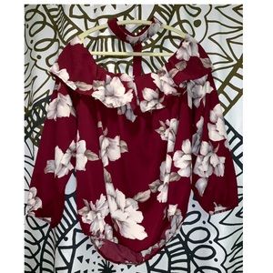 Charlotte Russe Plus Off the Shoulder Top